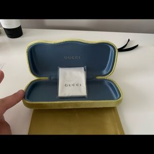 Gucci velvet Sunglass case